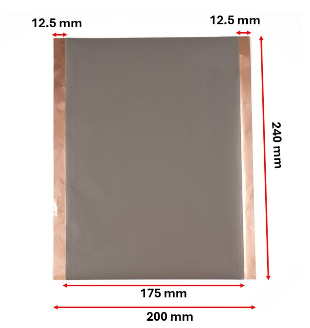 Nano-Silicon/Graphite (nSi/G) Coated Copper Foil as Anode Electrode (Disc, Sheet, Roll) for Li-Ion Battery, CLIBAEnSiG