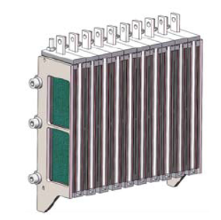 Flow Cell Stack for Aluminum-Air Battery Testing, CAABTFCS