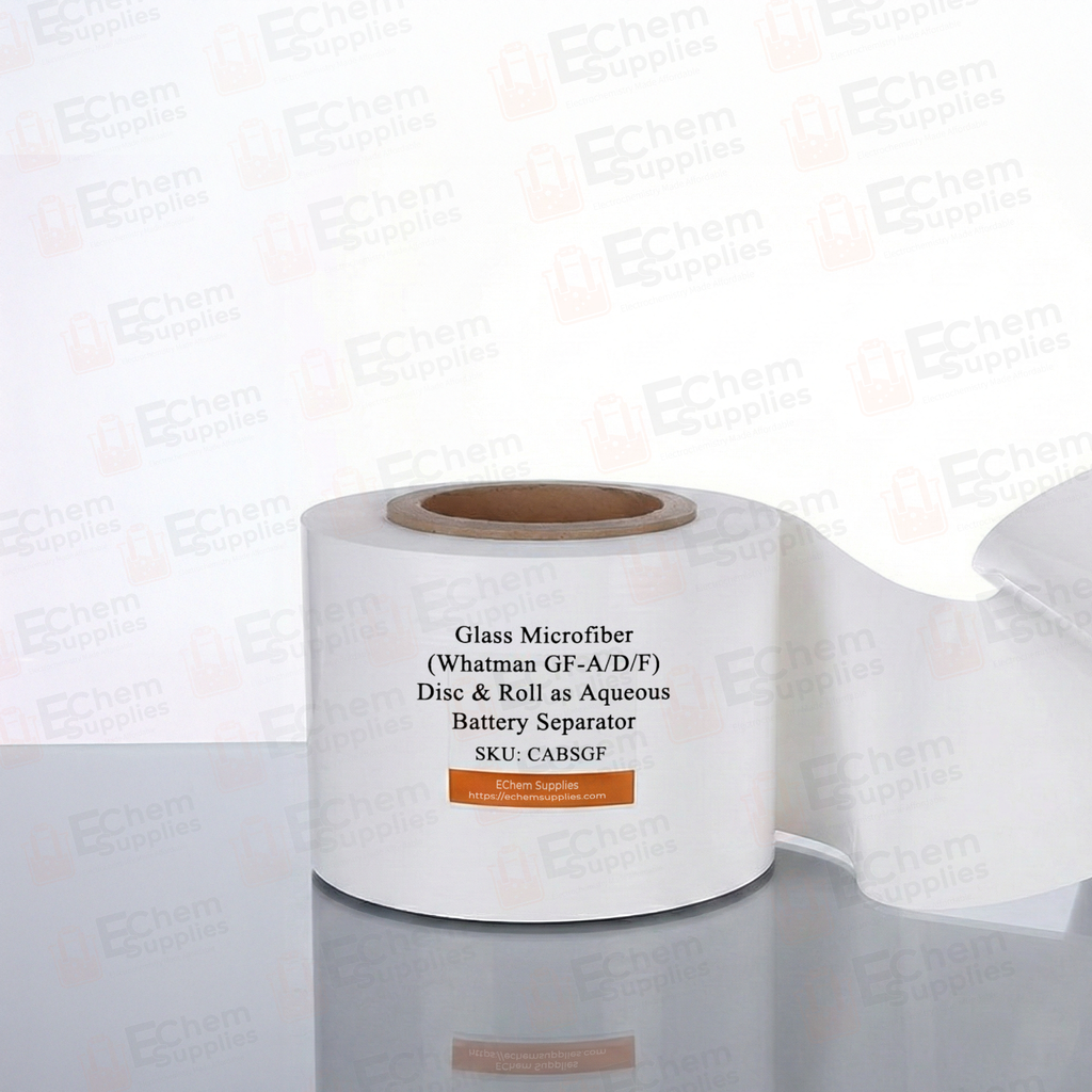 Glass Microfiber (Whatman GF-A/D/F) Disc & Roll as Aqueous Battery Separator, CABSGF
