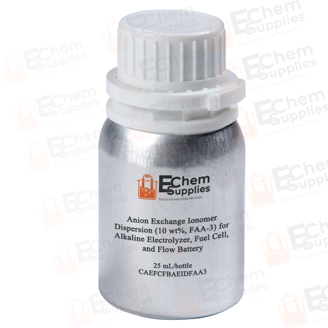Anion Exchange Ionomer Dispersion (10 wt%, Fumion FAA-3) for Alkaline Electrolyzer, Fuel Cell and Flow Battery, 25 mL/bottle, CAEFCFBAEIDFAA3