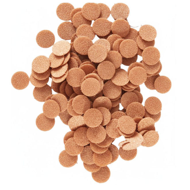 Copper Foam Chips (D=10-16 mm, T=0.1 mm) as Anode-Free Battery Current Collector, 100 pcs/bag, CAFBCCCFoamC