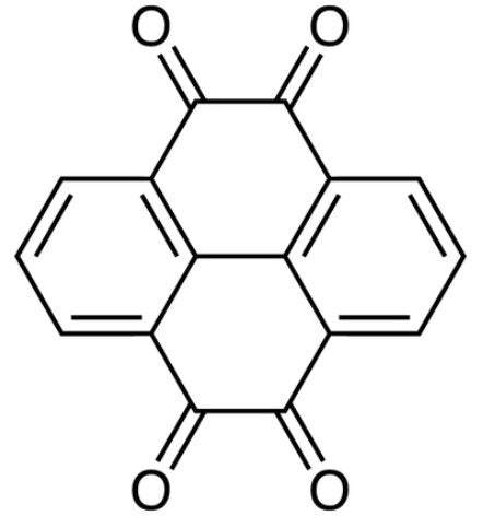 PTO (Pyrene-4,5,9,10-tetraone, >99.0%) Powder as Organic Cathode for Aqueous Zn-Ion Battery, 5 g/bottle, CAZIBOCPTO