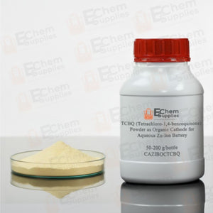 TCBQ (Tetrachloro-1,4-benzoquinone, >99.5%) Powder as Organic Cathode for Aqueous Zn-Ion Battery, 50-200 g/bottle, CAZIBOCTCBQ