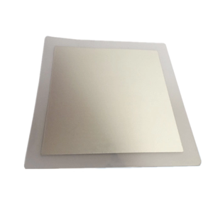 Indium (In) Foil Sheet (T 0.02-0.1 mm, L 100mm * W 100mm) for Fabricating Battery Anode Li-In Alloy, CBAAIFS