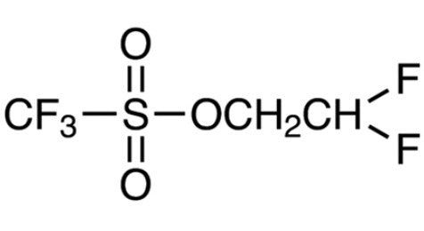 DTF (2,2-Difluoroethyl Trifluoromethanesulfonate, >99.0%) as Battery Electrolyte Additive, 10-50 g/bottle, CBEADTF