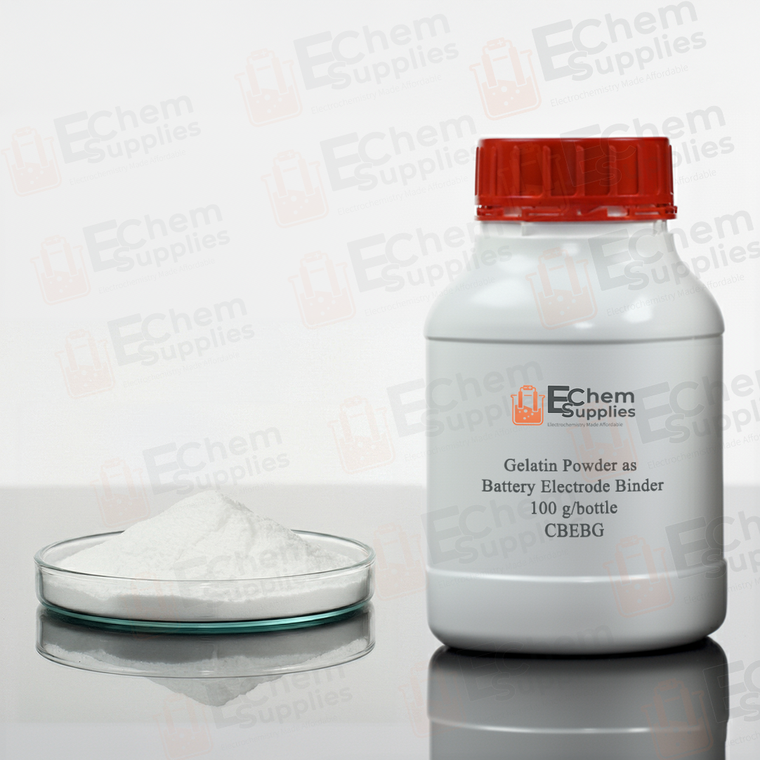 Gelatin Powder as Battery Electrode Binder, 100 g/bottle, CBEBG