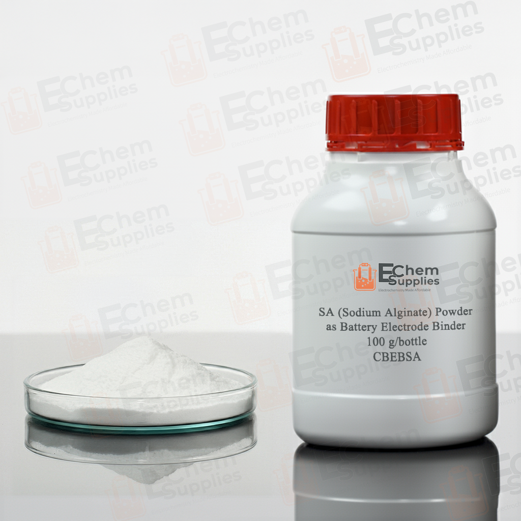 SA (Sodium Alginate) Powder as Battery Electrode Binder, 100 g/bottle, CBEBSA