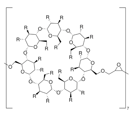 β-CDp (β-Cyclodextrin Polymer) Powder as Battery Electrode Binder, 25 g/bottle, CBEBβCDp