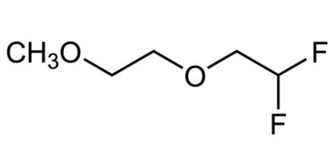 DMEE {1,1-Difluoro-2-(2-methoxyethoxy)ethane, DFE, >99.0%} as Battery Electrolyte Co-Solvent and Additive, 5-25 g/bottle, CBESADMEE