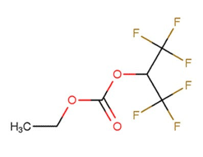 EHFPC {Ethyl Hexafluoroisopropyl Carbonate, >99.5%} as Battery Electrolyte Co-Solvent and Additive, 10-50 g/bottle, CBESAEHFPC
