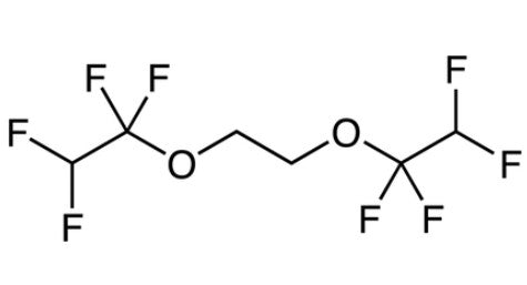 TFEE (1,2-(1,1,2,2-Tetrafluoroethoxy)ethane, BTFEE or HFE-578E, >99.5%) as Battery Electrolyte Co-Solvent and Additive, 25-100 g/bottle, CBESATFEE