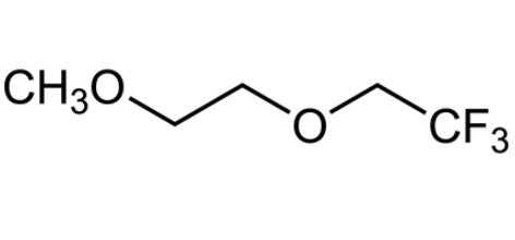 TMEE {1,1,1-Trifluoro-2-(2-methoxyethoxy)ethane, >99.0%} as Battery Electrolyte Co-Solvent and Additive, 5-25 g/bottle, CBESATMEE