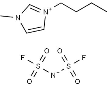 [BMIM][FSI] {1-Butyl-3-methylimidazolium bis(fluorosulfonyl)imide, >99.9%} Ionic Liquid as Battery Electrolyte Solvent, 25-100 g/bottle, CBESBMIMFSI