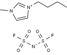 [BMIM][FSI] {1-Butyl-3-methylimidazolium bis(fluorosulfonyl)imide, >99.9%} Ionic Liquid as Battery Electrolyte Solvent, 25-100 g/bottle, CBESBMIMFSI