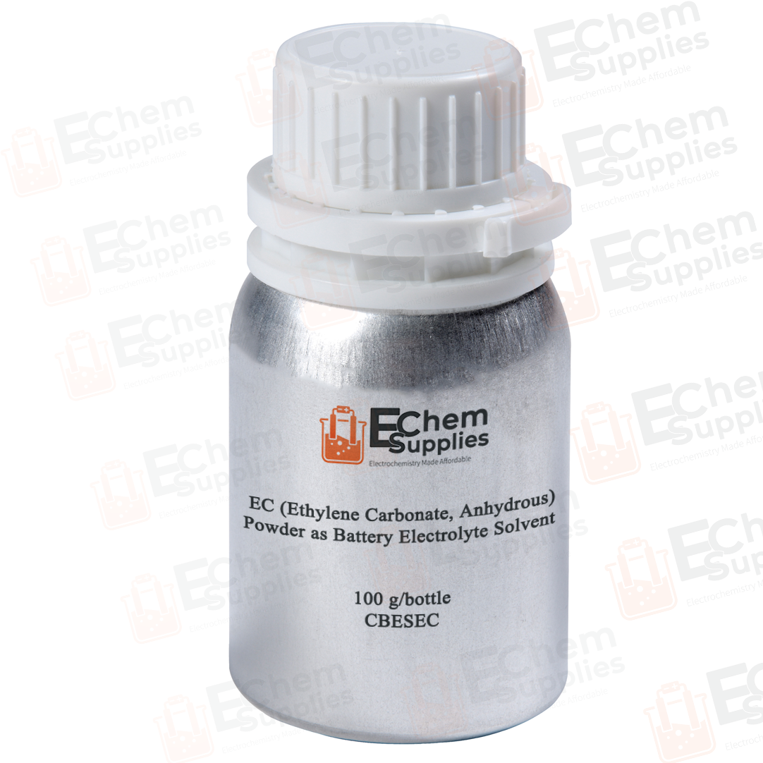 EC (Ethylene Carbonate, >99.0%, Anhydrous) Powder as Battery Electrolyte Solvent, 100 g/bottle, CBESEC