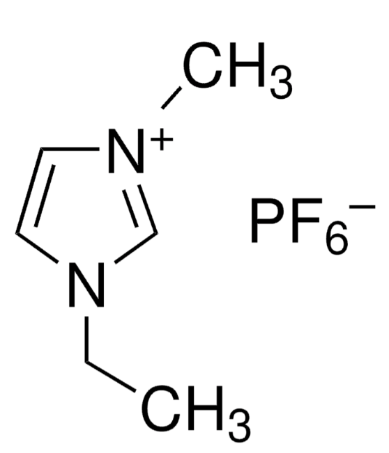 EMIMPF6 (1-Ethyl-3-methylimidazolium hexafluorophosphate, 99.0%) Ionic Liquid as Battery Electrolyte Solvent, 25 or 100 g/bottle, CBESEMIMPF6