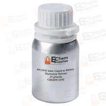 PP13FSI (1-Methyl-1-methylpyrrolidinium bis(fluorosulfonyl)imide, 99.0%) Ionic Liquid as Battery Electrolyte Solvent, 25 g/bottle, CBESPP13FSI