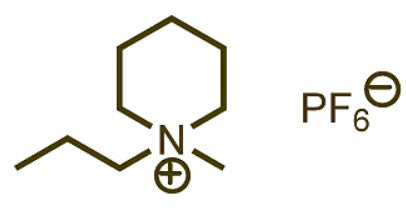 PP13PF6 (1-Methyl-1-Propylpiperidinium hexafluorophosphate, >99.9%) Ionic Liquid as Battery Electrolyte Solvent, 25-100 g/bottle, CBESPP13PF6