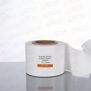 Economic PP (Polypropylene) Disc & Roll (T=16 or 25 um, L=100-800m) as Battery Separator, CBSEPP
