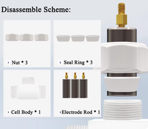Three-Electrode Swagelok Cell (Φ= 12, 20 mm) for Battery Testing, CBT3ESC