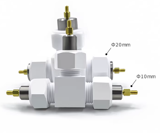 Three-Electrode Swagelok Cell (Φ= 12, 20 mm) for Battery Testing, CBT3ESC