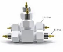 Three-Electrode Swagelok Cell (Φ= 12, 20 mm) for Battery Testing, CBT3ESC