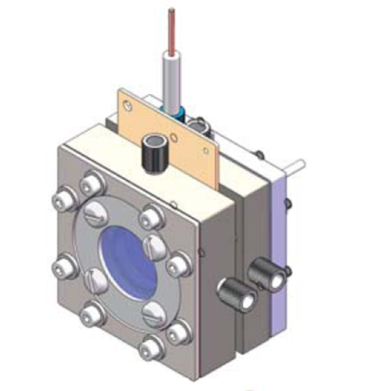 Photoelectrochemical-Electrochemical (PEC-EC) Hybrid Flow Cell with Single-Side Quartz Window, CPECECSSQW