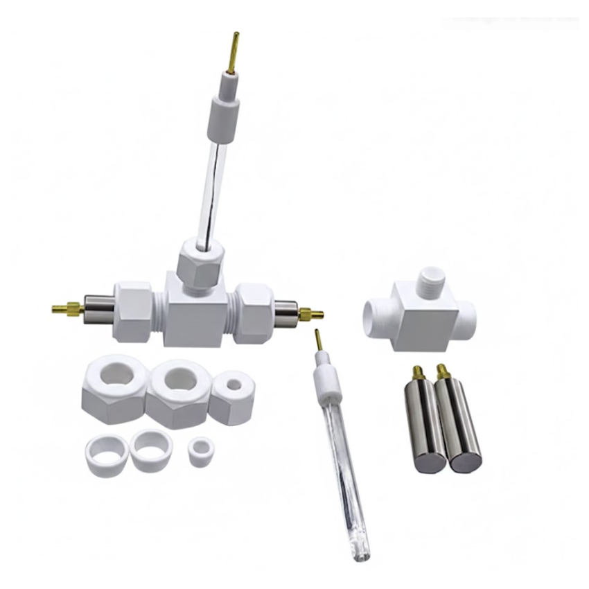 Three-Electrode Swagelok Cell (Φ= 12, 20 mm) with Ag/AgCl Reference Electrode for Electrochemistry Research, CE3ESCREAA