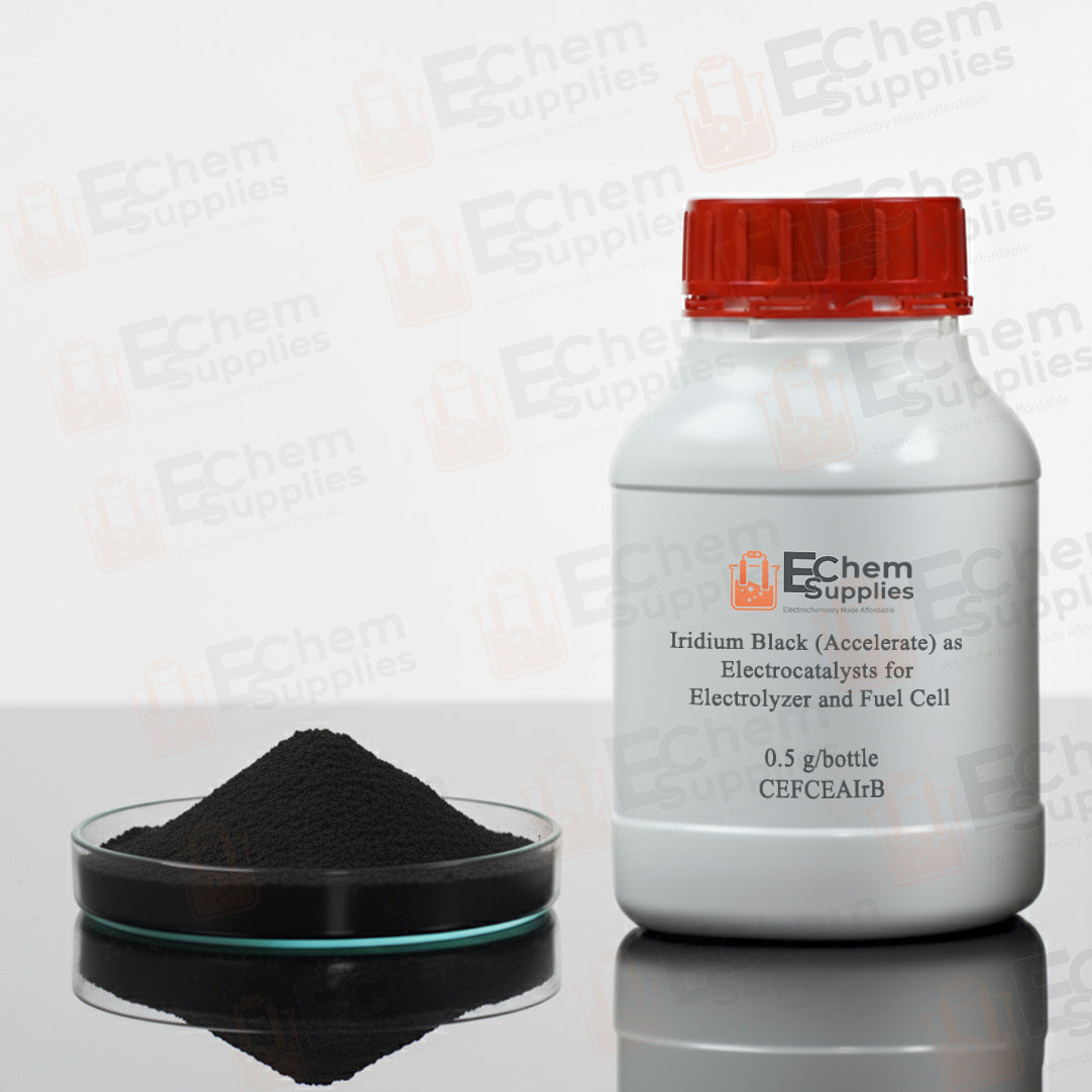 Iridium Black (Accelerate) as Electrocatalysts for Electrolyzer and Fuel Cell, 0.5 g/bottle, CEFCEAIrB