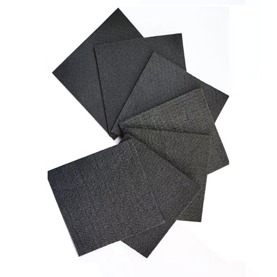 Economic Graphite Felt Sheet (T 1.0-5.0 mm * W 100mm * L 100mm) for Flow Battery, Electrolyzer, and Fuel Cell, 5 pcs/pack, CFBEFCEGFS