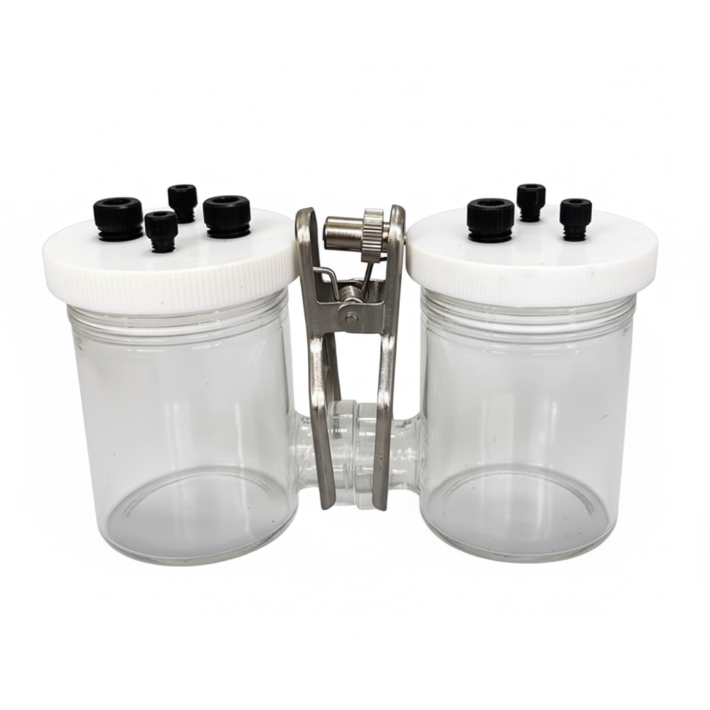 Sealed H-Type Electrochemical Cell (50mL+50mL) for Fundamental Electrochemistry Research, CFERSHTEC