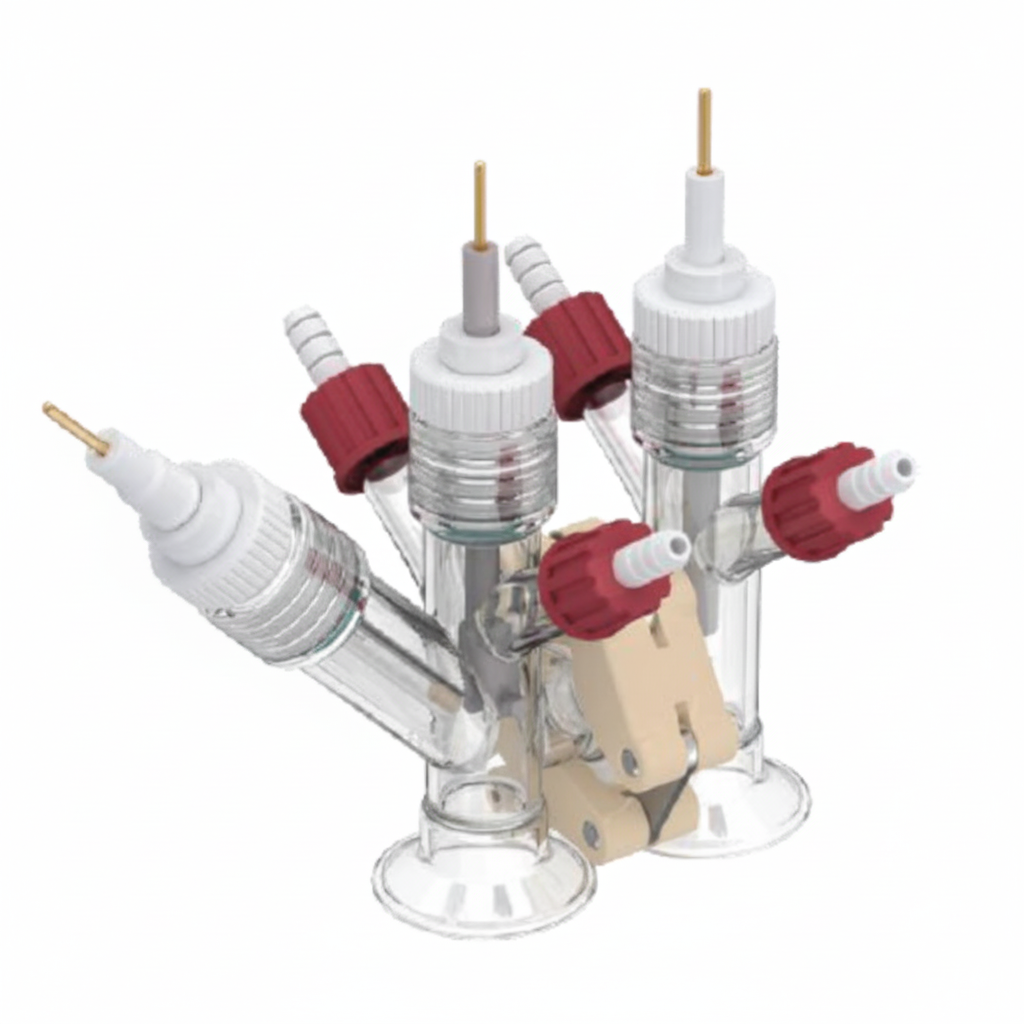 Sealed Mini-H-Type Electrochemical Cell (10mL+10mL) for Fundamental Electrochemistry Research, CFERSMHTEC