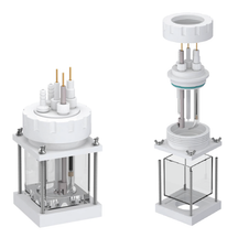 Five-Port Square Quartz Cell (L30*W30*H40 mm) for Fundamental Photoelectrochemistry (PEC) Research, CFPR5PSQC