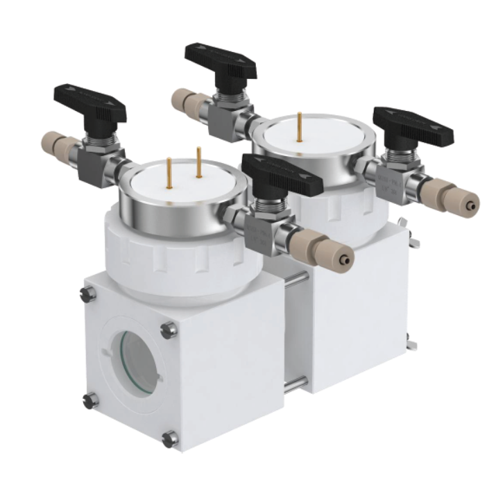 H-Type PTFE Test Cell (25mL+25mL) with Single/Double Quartz Window for Fundamental Photoelectrochemistry (PEC) Research, CFPRHTPTFETC