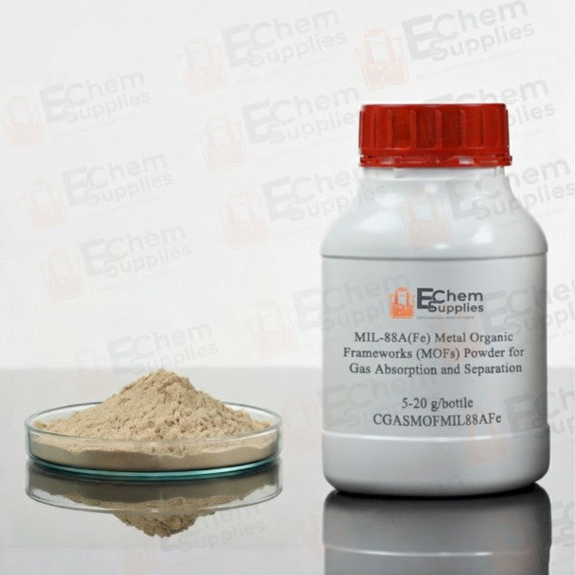 MIL-88A(Fe) Metal Organic Frameworks (MOFs) Powder for Gas Absorption and Separation, CGASMOFMIL88AFe