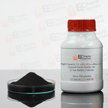 Lithium-Rich Manganese-Based Oxides Li1.14Ni0.14Co0.14Mn0.57O2 (LRMOs) Powder for High-Capacity Li-Ion Battery Cathode, 50 or 100 g/bottle, CHCLIBCLRMO114