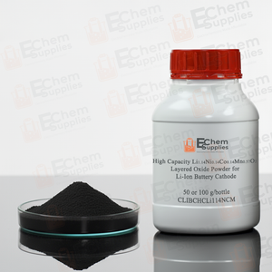 Lithium-Rich Manganese-Based Oxides Li1.14Ni0.14Co0.14Mn0.57O2 (LRMOs) Powder for High-Capacity Li-Ion Battery Cathode, 50 or 100 g/bottle, CHCLIBCLRMO114