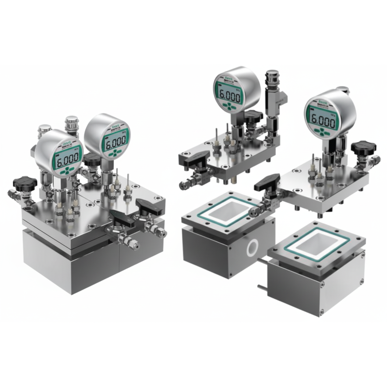 High Pressure (6 MPa) H-Type Electrochemical Cell with Separated Dual Chambers, CHPHTECSDC
