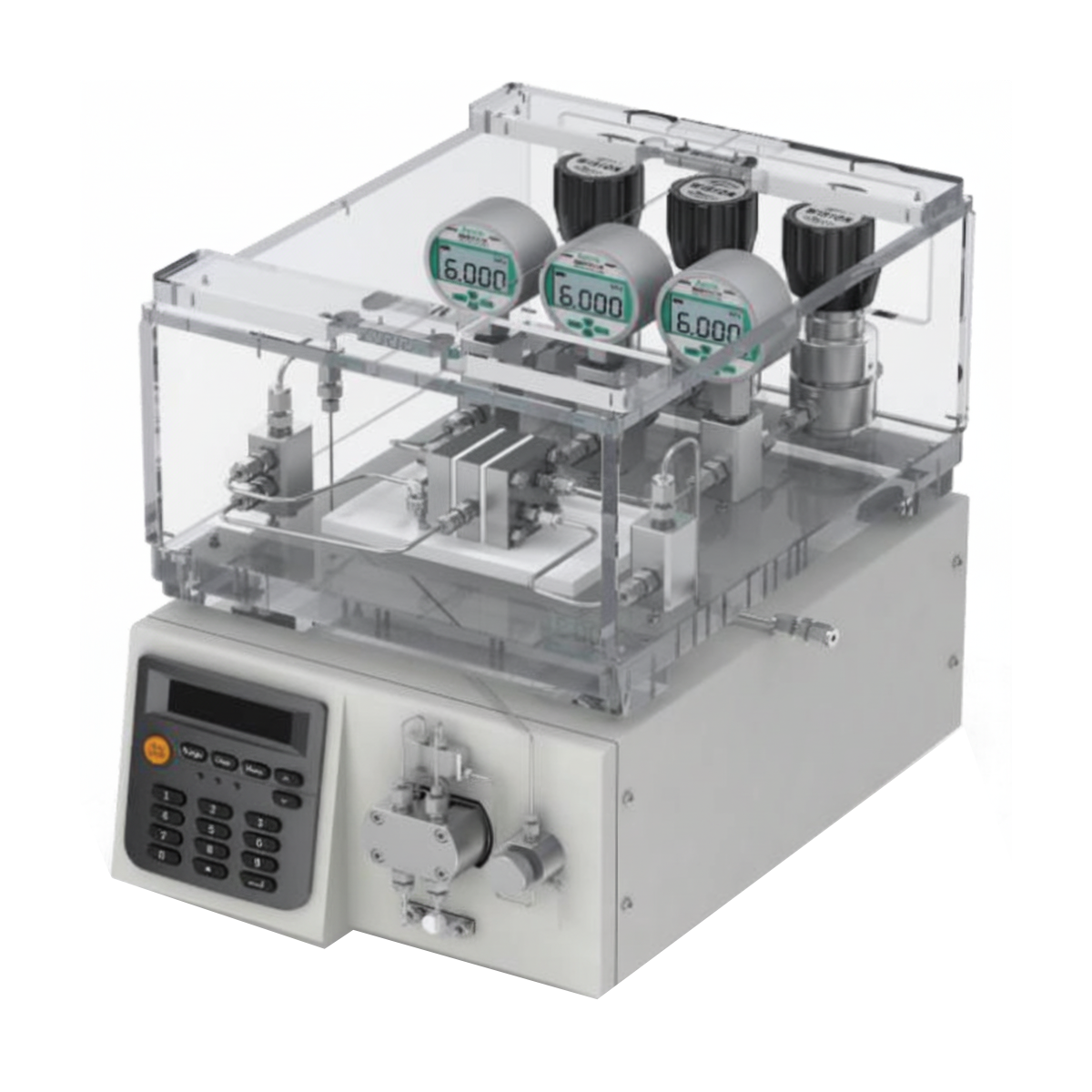 High Pressure (30 MPa) Gas-Diffusion Electrochemical Flow Cell, CHPGDEFC