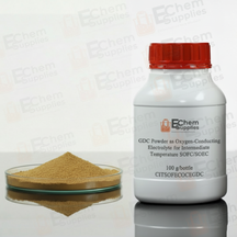 GDC (Gadolinium-Doped Ceria) Powder as Oxygen-Conducting Electrolyte for Intermediate Temperature SOFC/SOEC, 100 or 500 g/bottle, CITSOFECOCEGDC