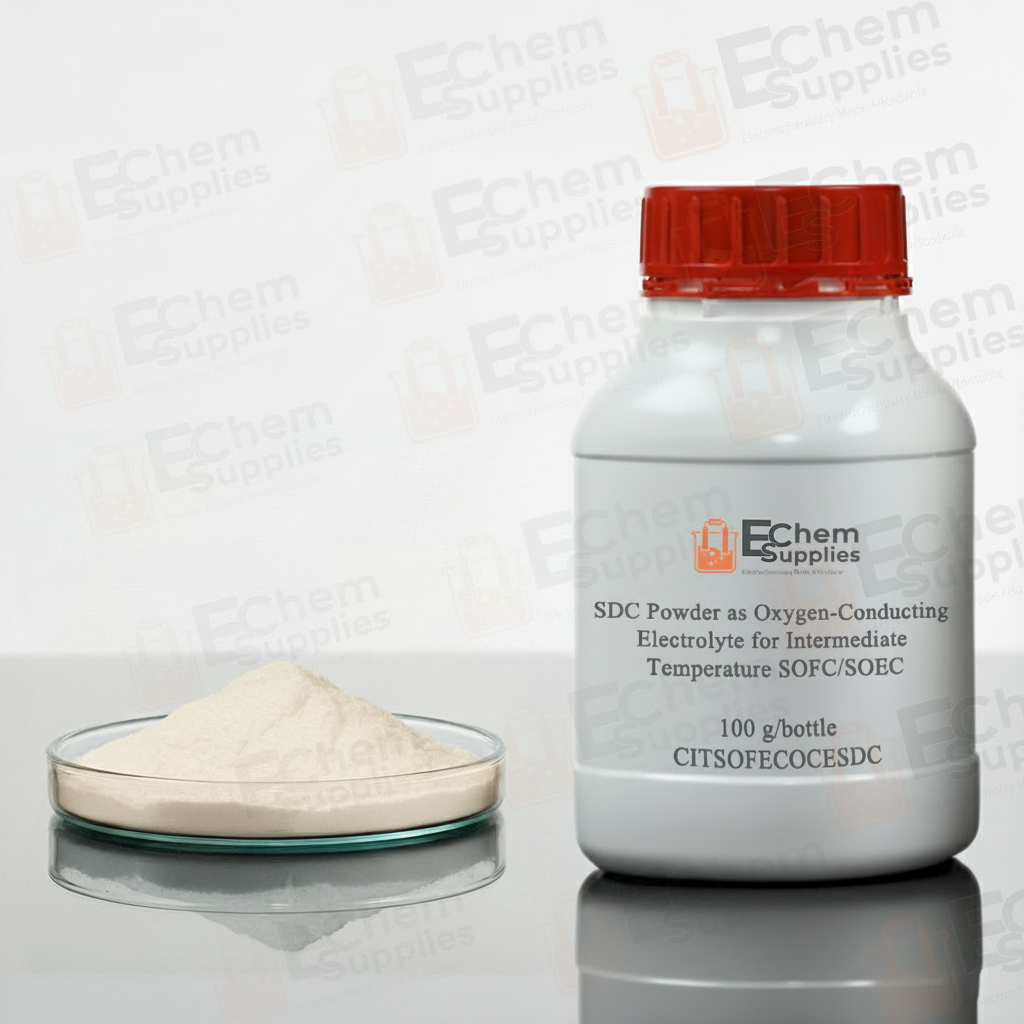 SDC (Sm0.2Ce0.8O1.9) Powder as Oxygen-Conducting Electrolyte for Intermediate Temperature SOFC/SOEC, 100 g/bottle, CITSOFECOCESDC