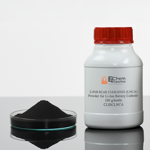 LiNi0.8Co0.15Al0.05O2 (NCA or LNCA) Powder for Li-Ion Battery Cathode, 100-500 g/bottle, CLIBCLNCA