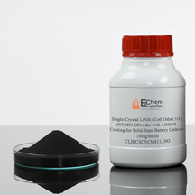 Single-Crystal LiNi0.8Co0.1Mn0.1O2 (NCM811) Powder with Lithium Niobate (LiNbO3) Coating for Solid-State Battery Cathode, 100-500 g/bottle, CLIBCSCNCM811LNO