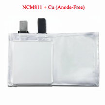 Dry Anode-Free Pouch Cells with NCM811 + Cu for Lithium-Ion Battery, 1 pcs/pack, CLIBDAFPCNCM811C