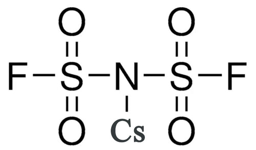 CsFSI {[Cesium bis(fluorosulfonyl)imide], >99.95%} Powder as Electrolyte Additive for Lithium-Ion Battery, 10-50 g/bottle, CLIBEACsFSI