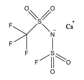 CsFTFSI {[Cesium (Fluorosulfonyl)(trifluoromethanesulfonyl)imide,], >99.9%} Powder as Electrolyte Additive for Lithium-Ion Battery, 10-50 g/bottle, CLIBEACsFTFSI