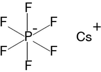 CsPF6 {Cesium Hexafluorophosphate, >99.9%} Powder as Electrolyte Additive for Lithium-Ion Battery, 10-50 g/bottle, CLIBEACsPF6