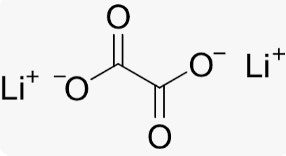Li2C2O4 (Lithium Oxalate, >99.95%) Powder as Electrolyte & Electrode Additive for Lithium-Ion Battery, 25-100 g/bottle, CLIBEALi2C2O4
