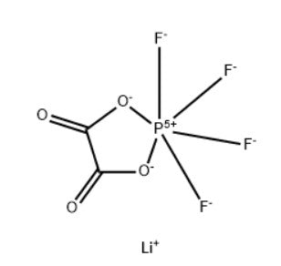 LiTFOP (Lithium tetrafluoro(oxalato)phosphate, >99.5%) Powder as Electrolyte Additive for Lithium-Ion Battery, 10-50 g/bottle, CLIBEALiTFOP