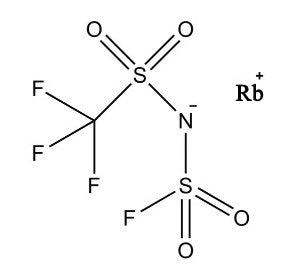 RbFTFSI {[Rubidium (Fluorosulfonyl)(trifluoromethanesulfonyl)imide,], >99.9%} Powder as Electrolyte Additive for Lithium-Ion Battery, 10-50 g/bottle, CLIBEARbFTFSI